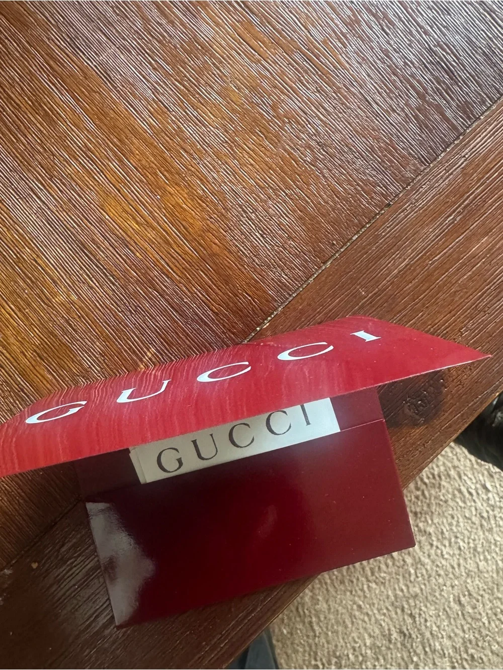 Gucci Black Box with Burgundy Lid